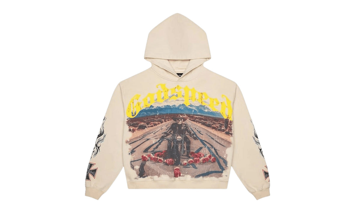 Godspeed Long Lonely Road Hoodie Bone