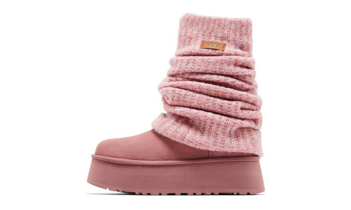 UGG Wmns Classic Mini Dipper Legwarmer Pink Dawn