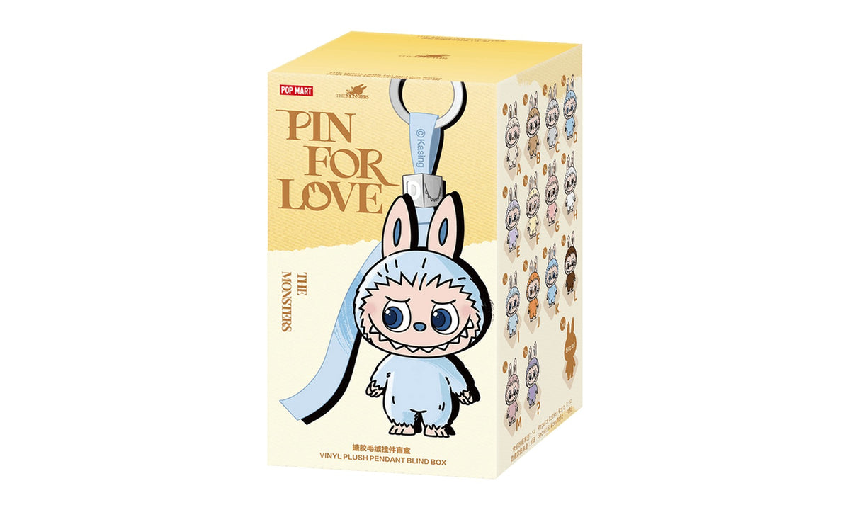 Pop Mart Labubu THE MONSTERS Pin for Love Series A-M Vinyl Plush Pendant Blind Box Mystery
