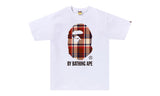 BAPE Check By Bathing Ape Tee White