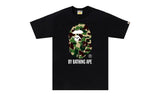 BAPE ABC Camo By Bathing Ape Tee Black Green
