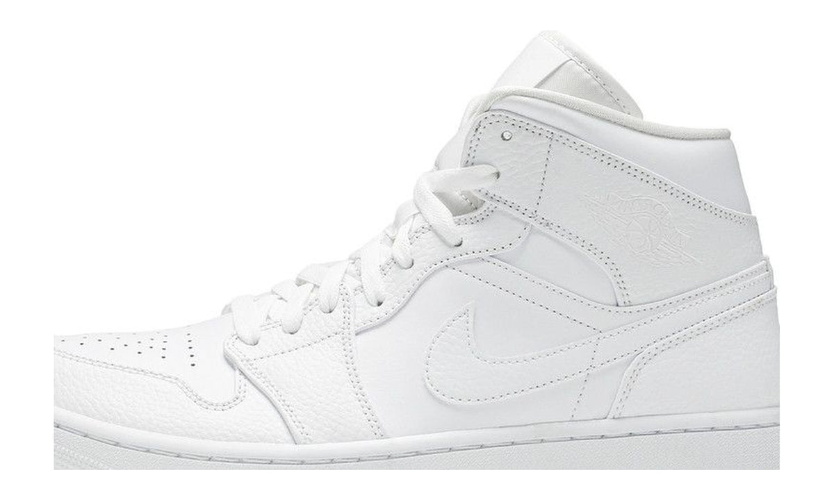 Air Jordan 1 Mid Triple White 2020