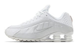 Nike Shox R4 White Metallic Silver