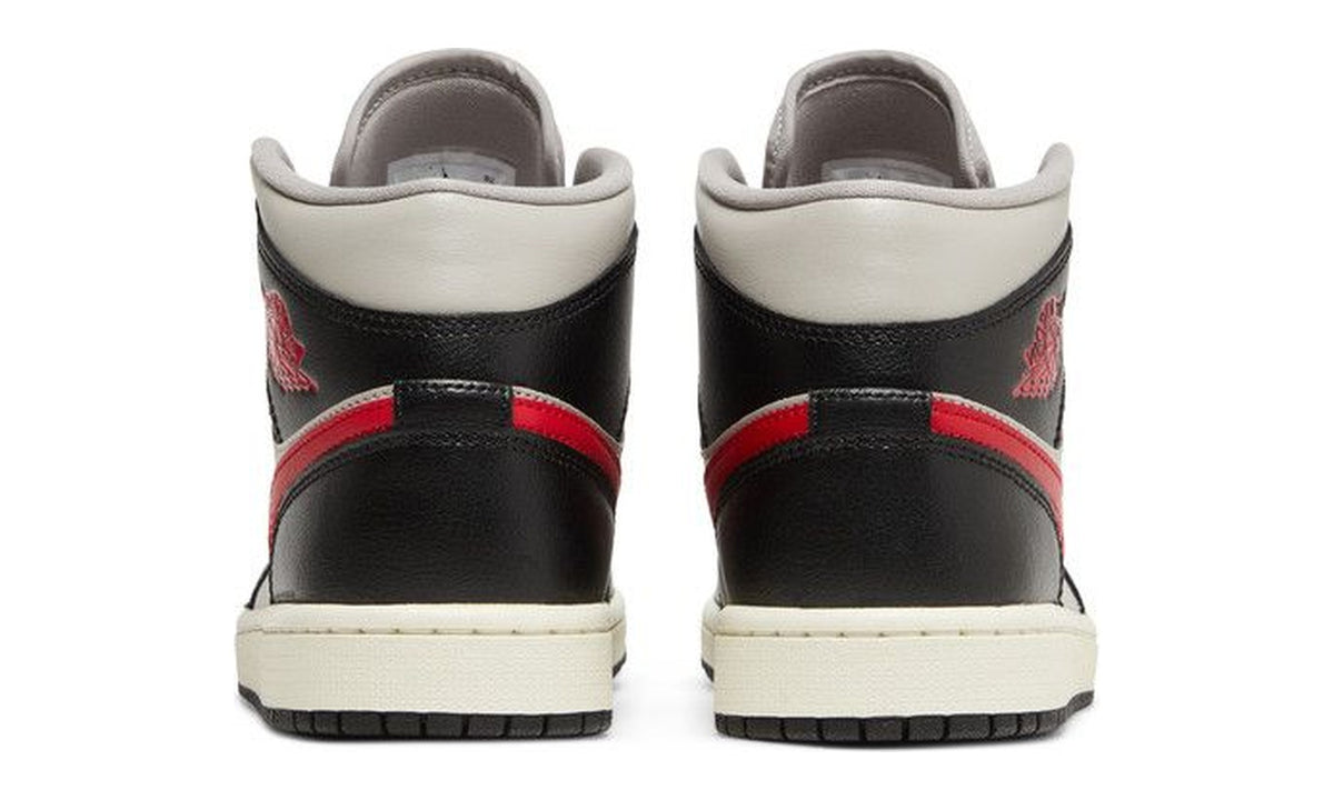 Wmns Air Jordan 1 Mid Black College Grey
