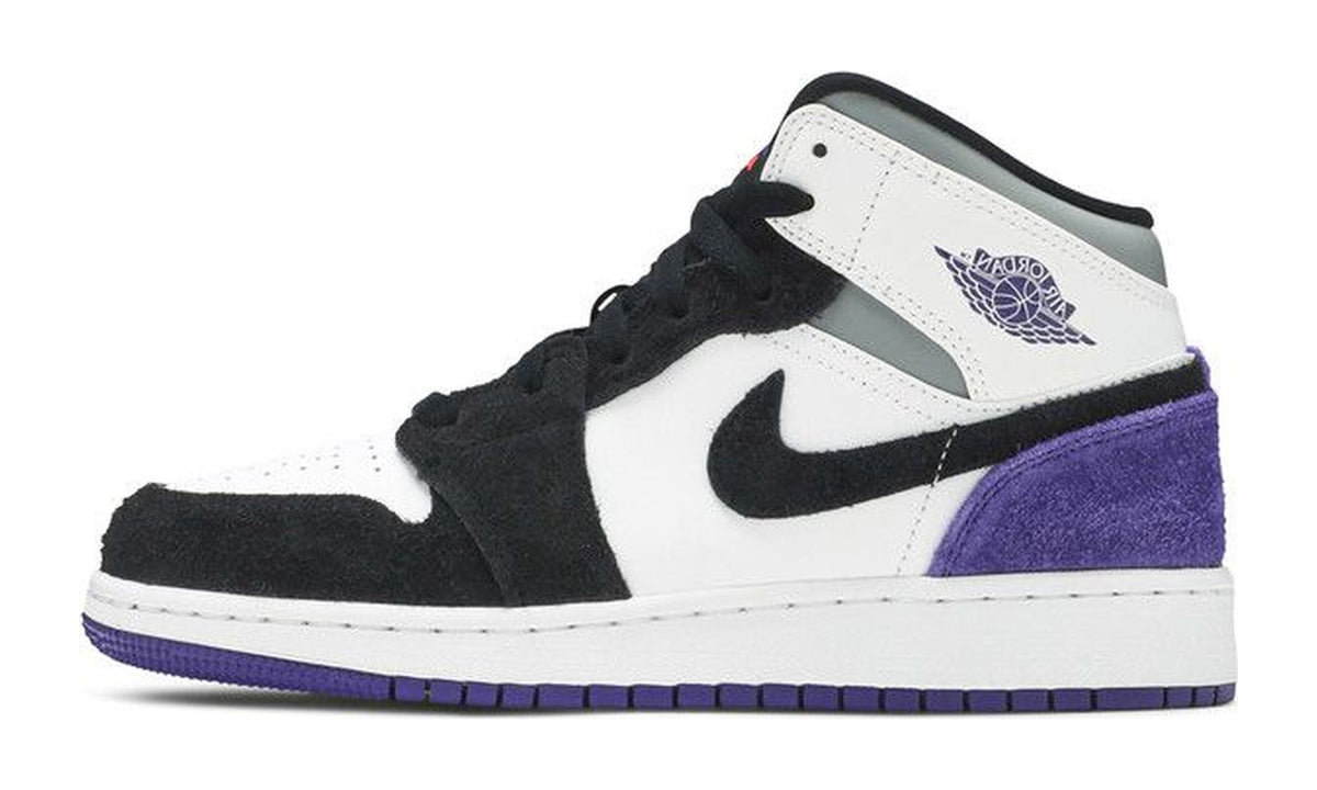 Air Jordan 1 Mid SE GS Varsity Purple