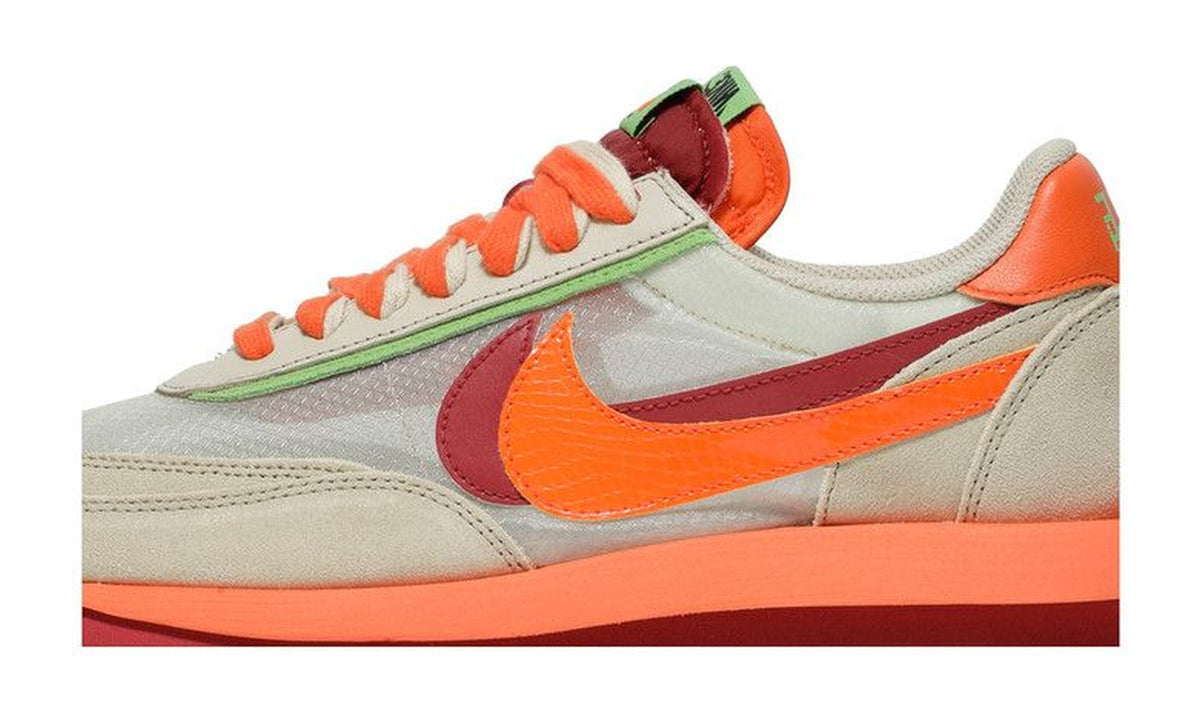 sacai x Clot x Nike LDWaffle Net Orange Blaze