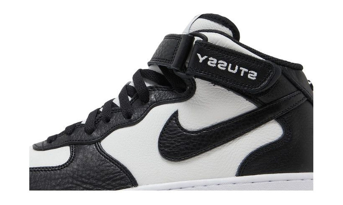 Stussy x Nike Air Force 1 Mid Black White