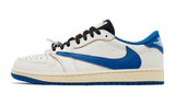 Air Jordan 1 Retro Low OG SP Fragment x Travis Scott Sail Military Blue