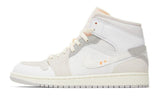 Air Jordan 1 Mid SE Craft Inside Out White Grey
