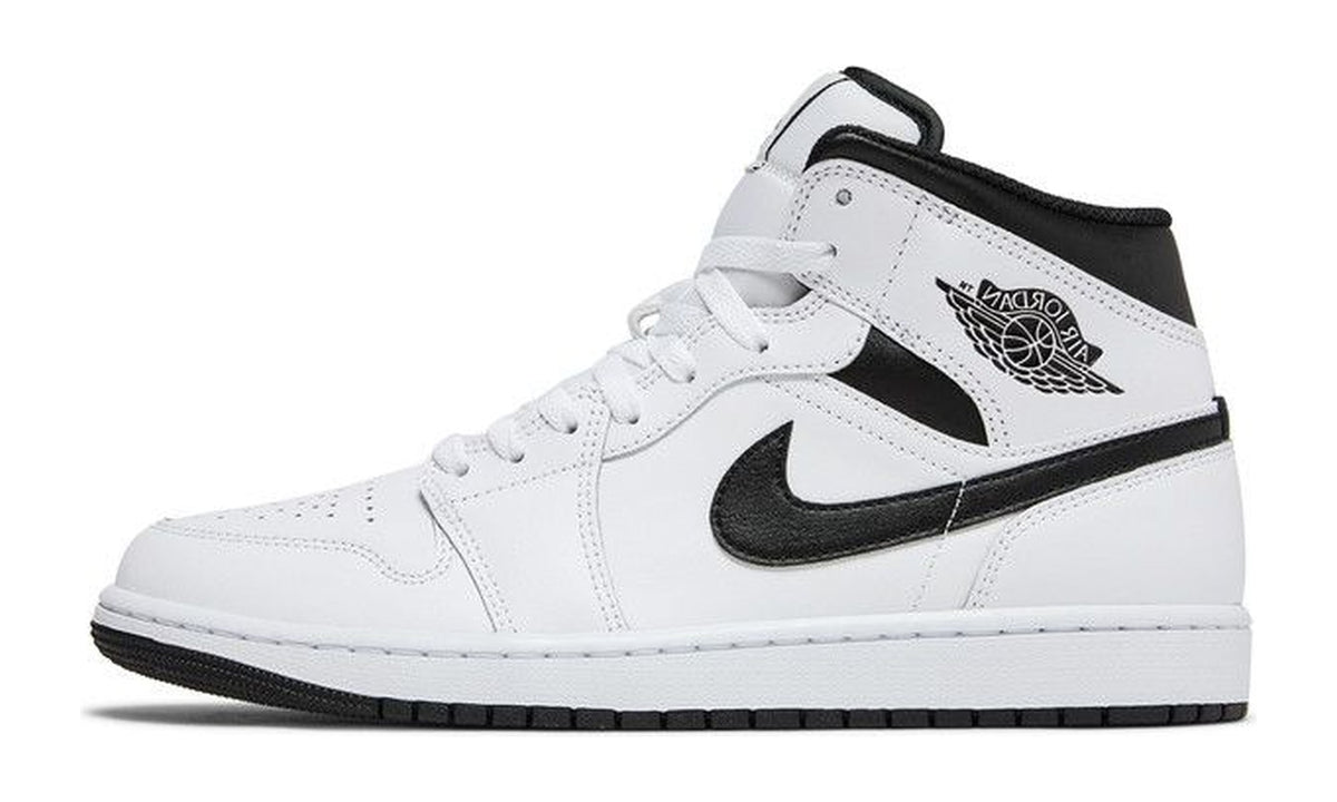 Air Jordan 1 Mid White Black