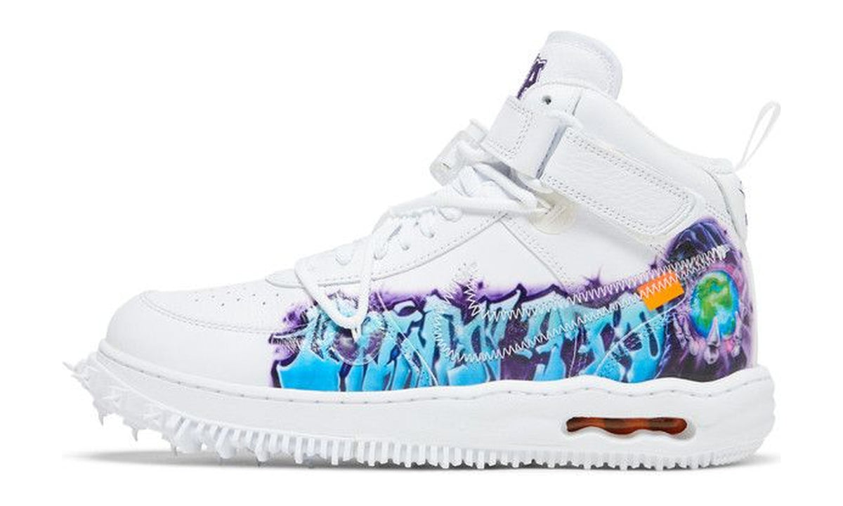 Off-White x Nike Air Force 1 Mid SP Leather Graffiti