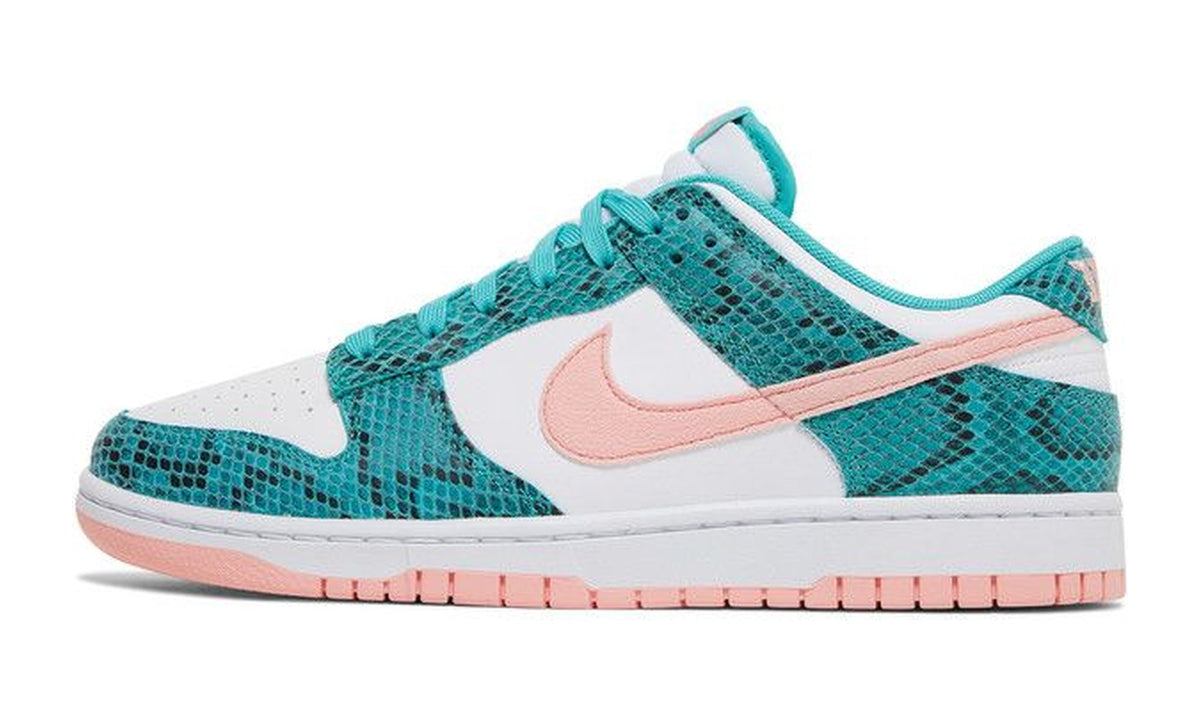 Nike Dunk Low Washed Teal Snakeskin