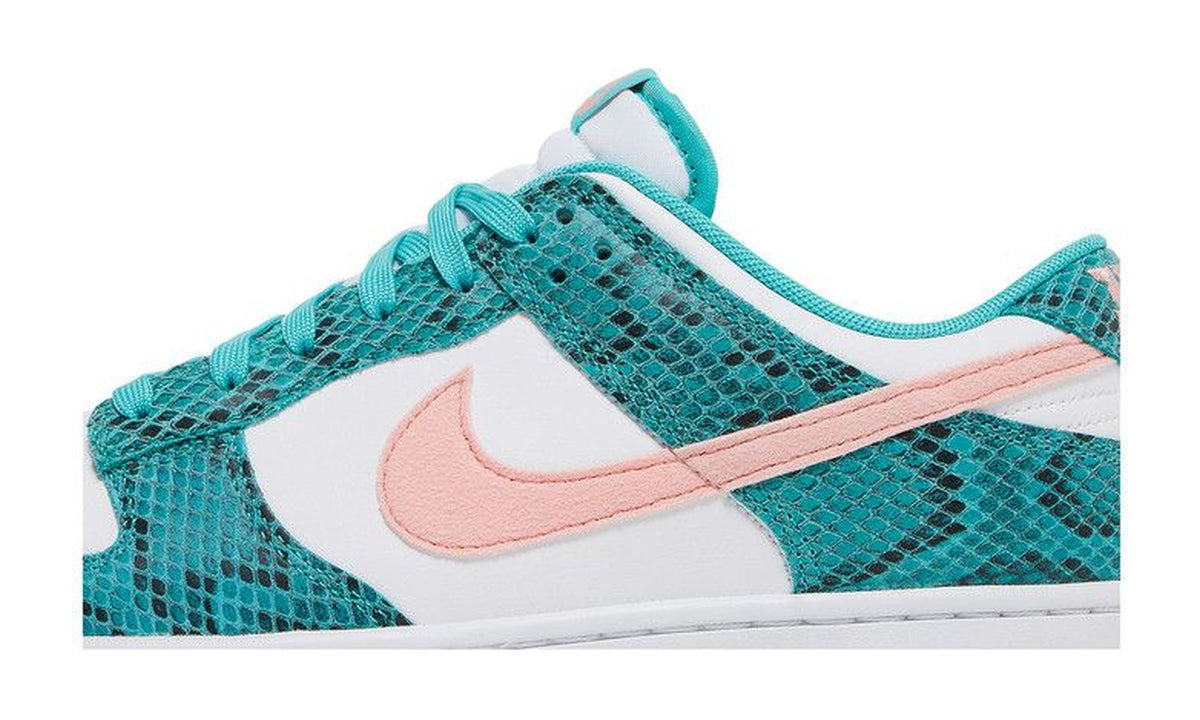Nike Dunk Low Washed Teal Snakeskin