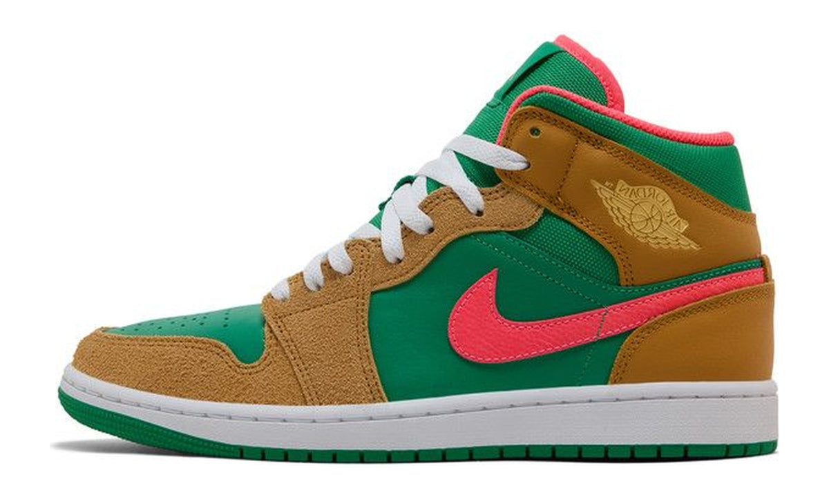 Air Jordan 1 Mid SE Wheat Watermelon