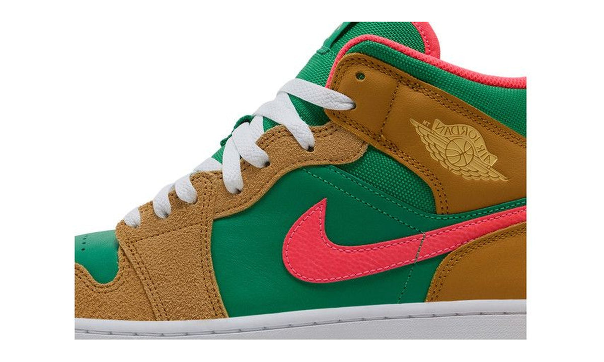 Air Jordan 1 Mid SE Wheat Watermelon