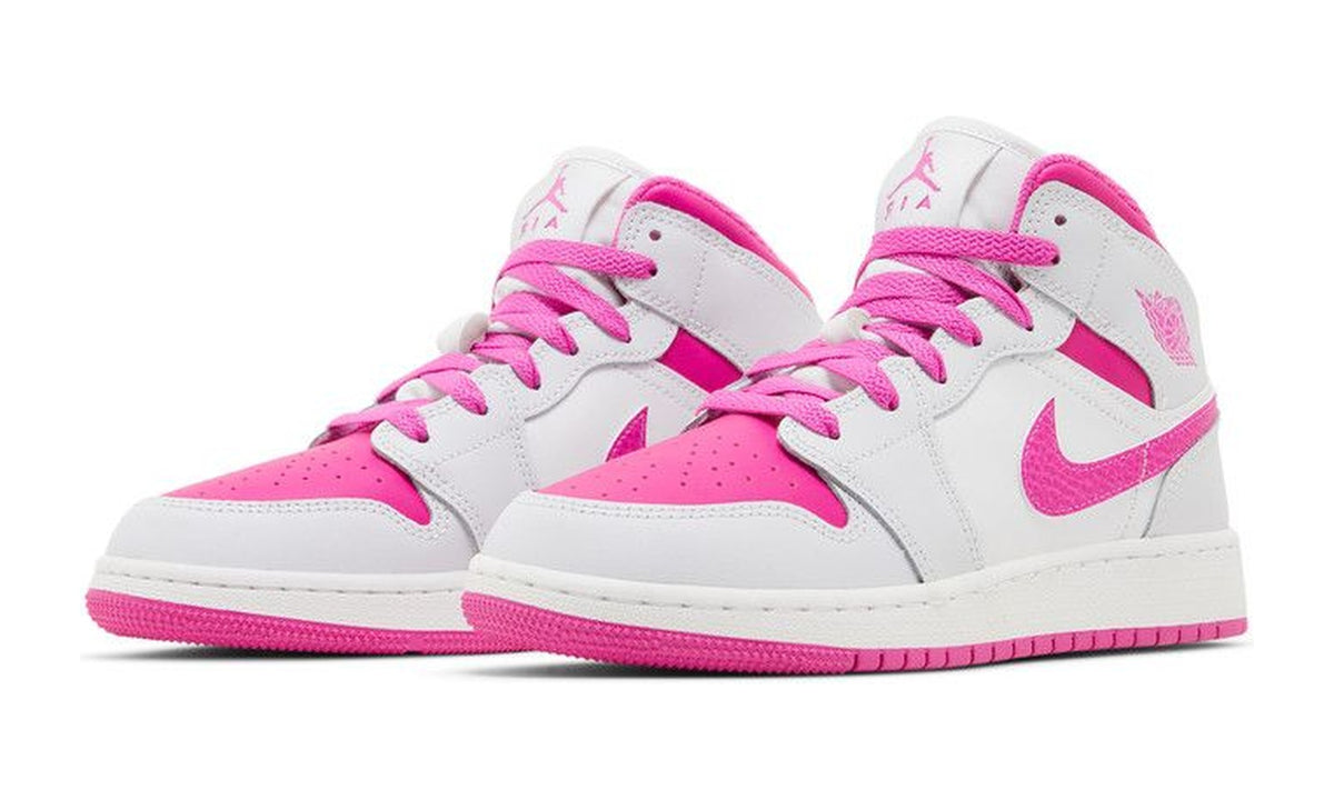 Air Jordan 1 Mid GS Fire Pink