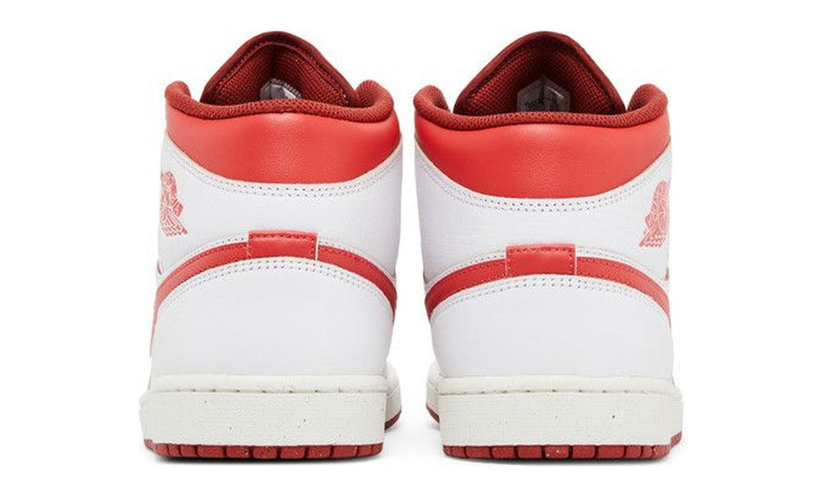 Air Jordan 1 Mid SE White Dune Red