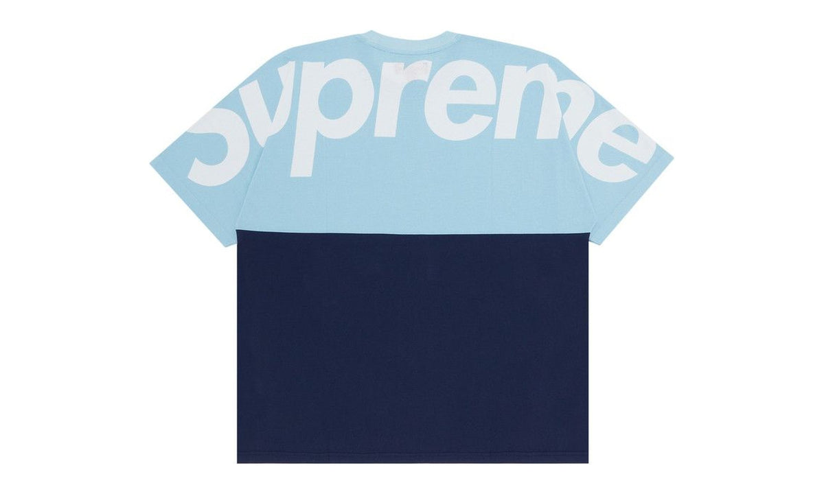 Supreme Split Short-Sleeve Top Blue