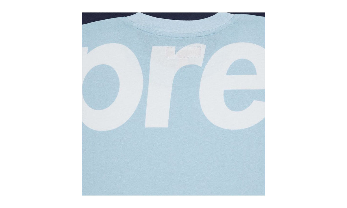 Supreme Split Short-Sleeve Top Blue