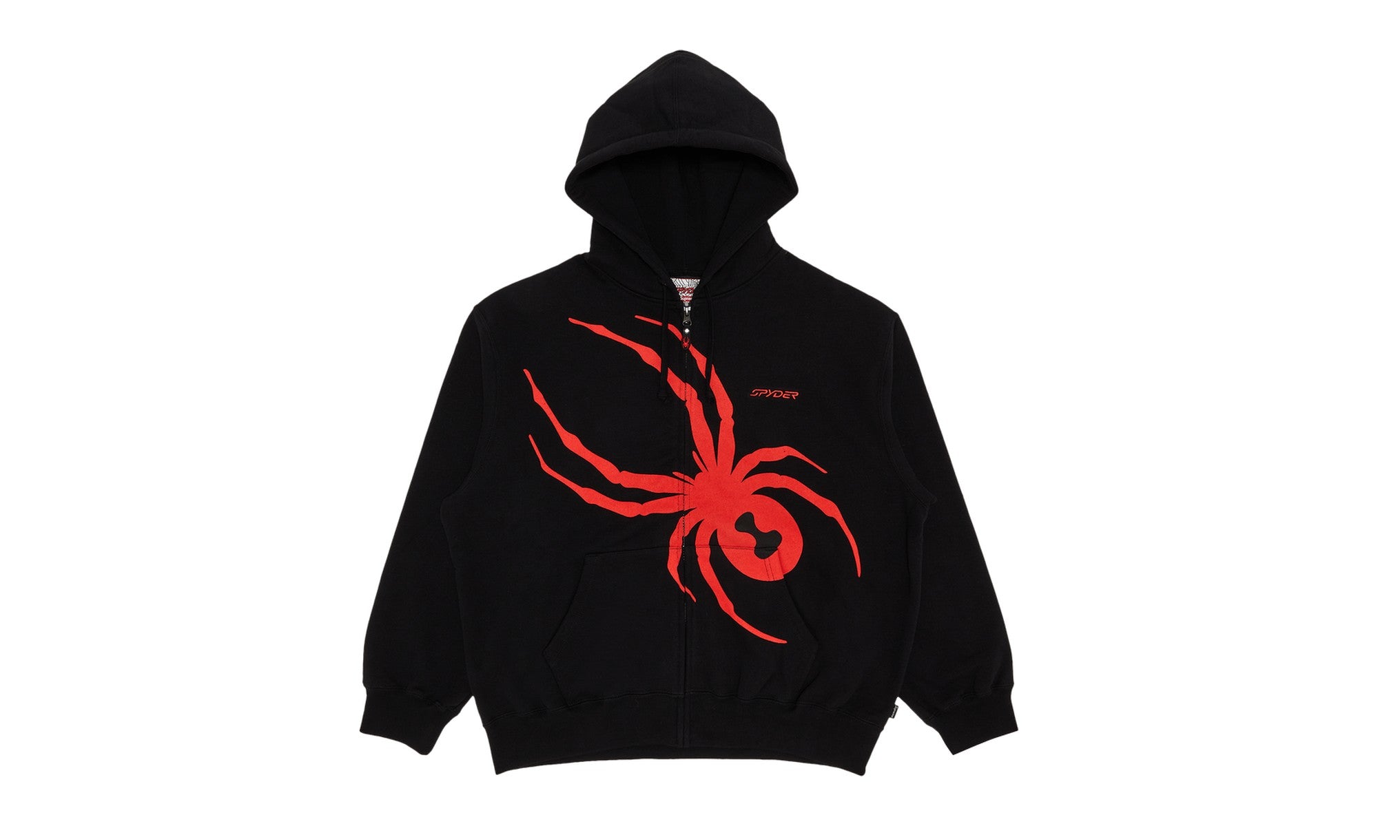 Supreme x Spyder Zip Up Hooded Sweatshirt Black