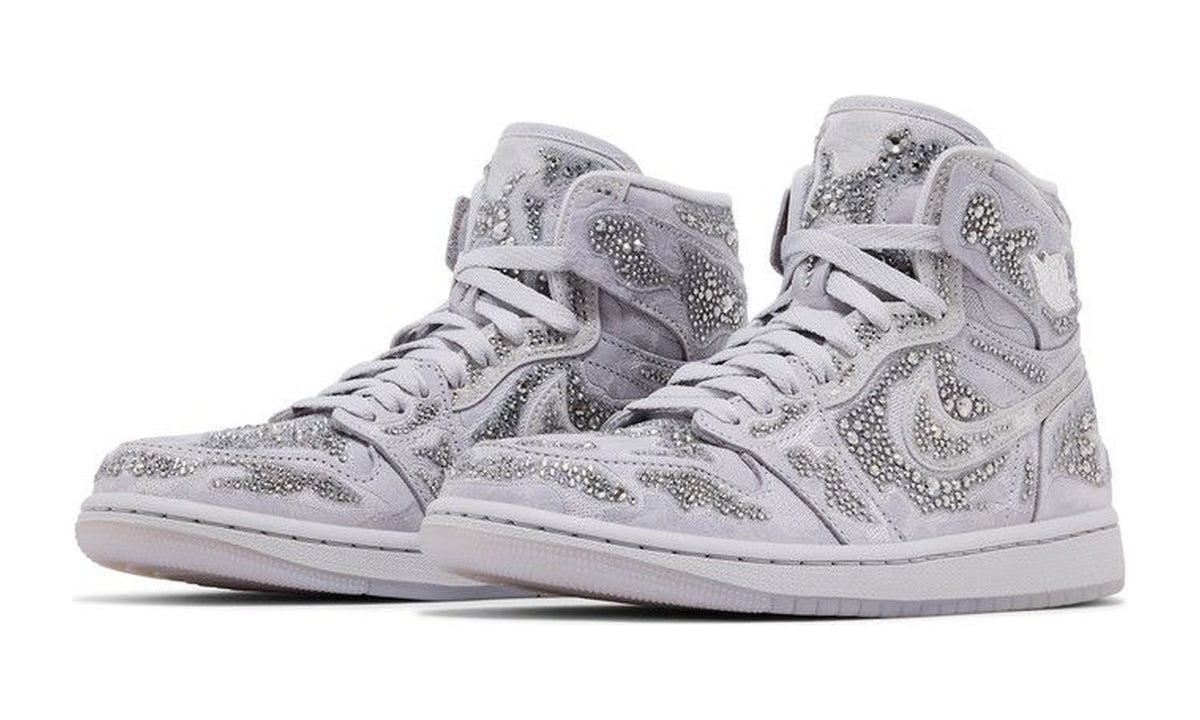 Swarovski x Wmns Air Jordan 1 High OG Vast Grey