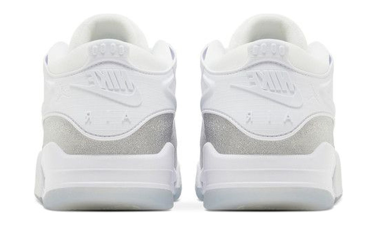 Wmns Air Jordan 4 RM White Silver Glitter