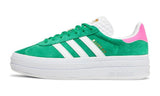 Adidas Gazelle Bold Green Lucid Pink