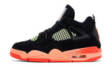 Air Jordan 4 Retro Black Bright Mango Barely Volt Infrared 23