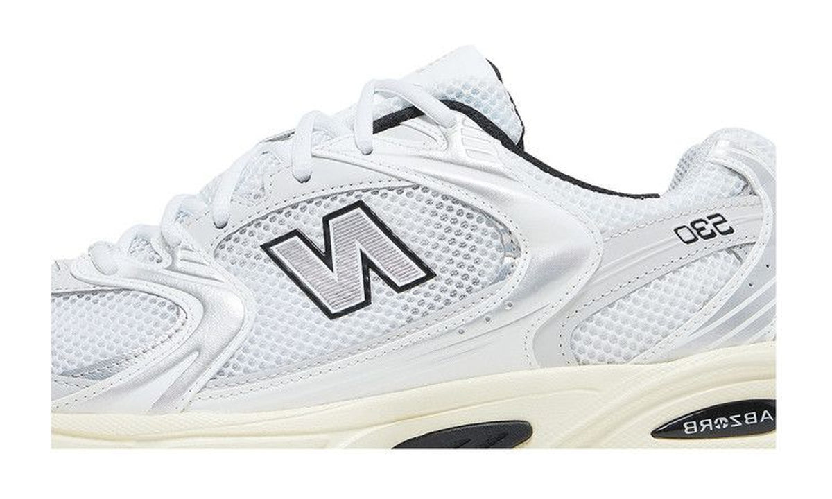 New Balance 530 White Metallic Silver