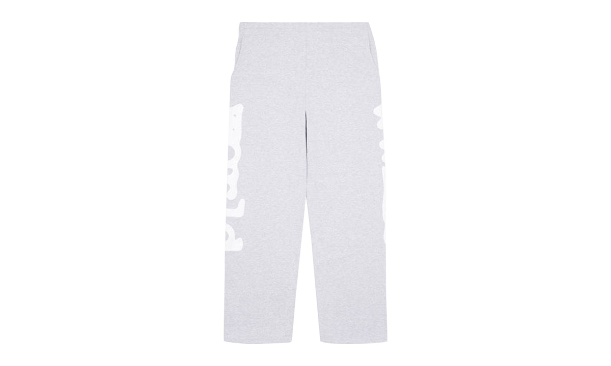 Sp5der Straight Leg Beluga Sweatpants Heather Grey