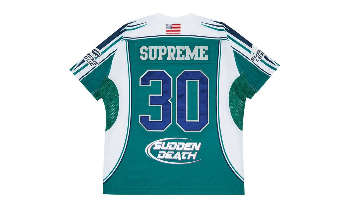 Supreme Sudden Death Football Jersey Teal