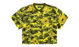 Denim Tears Camo Cotton Wreath Mesh Football Top Yellow
