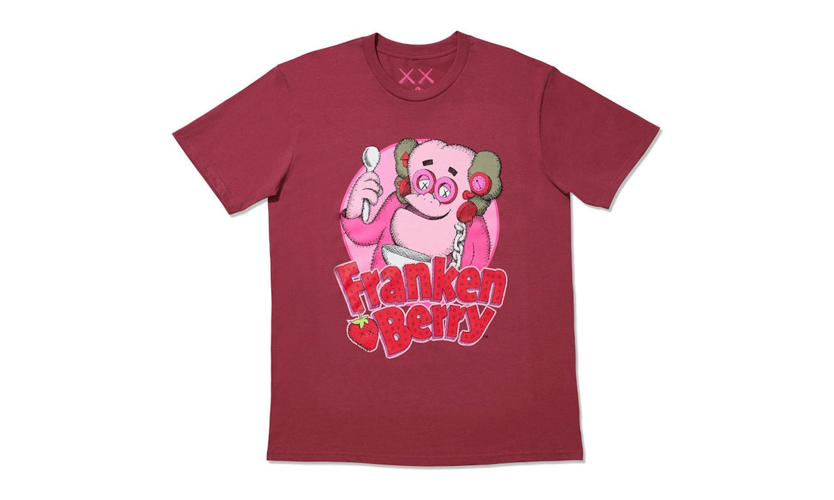 KAWS x Monsters Franken Berry T-shirt Red