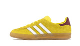 Adidas Gazelle Indoor Bright Yellow Burgundy