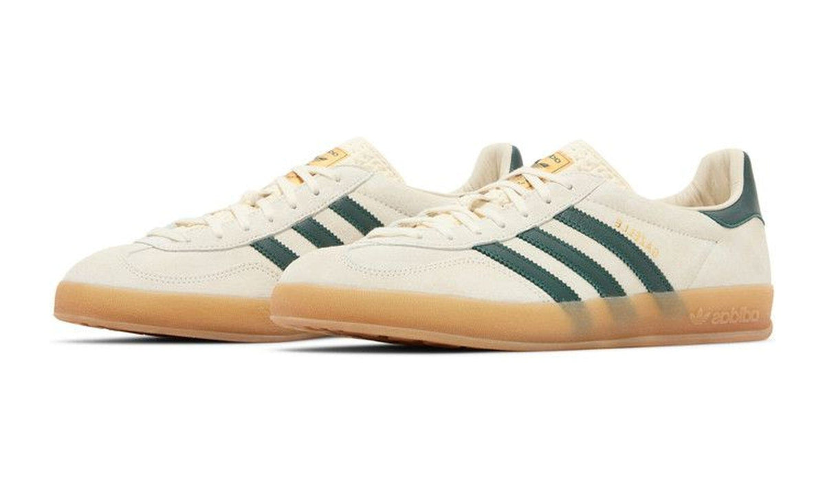 adidas Men's Gazelle Indoor Cream White Green Gum