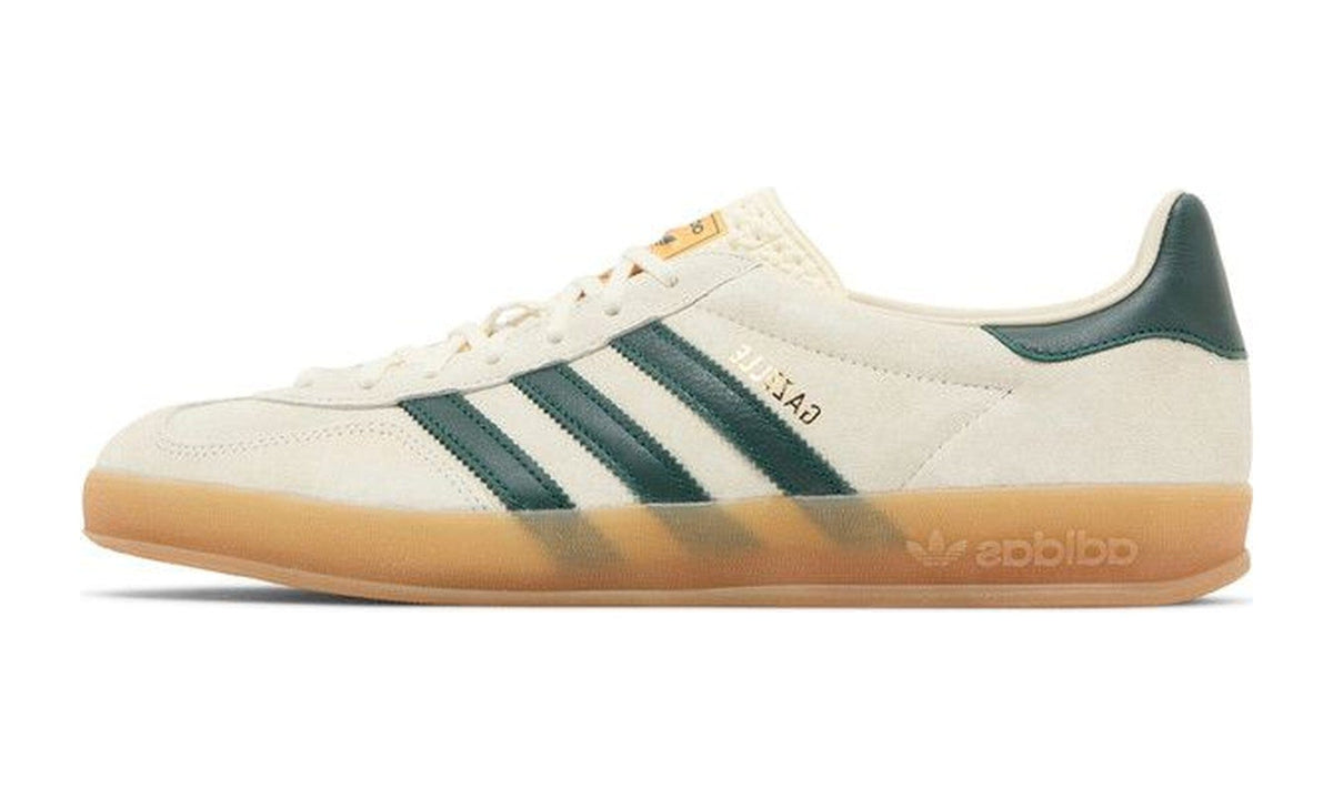 adidas Men's Gazelle Indoor Cream White Green Gum