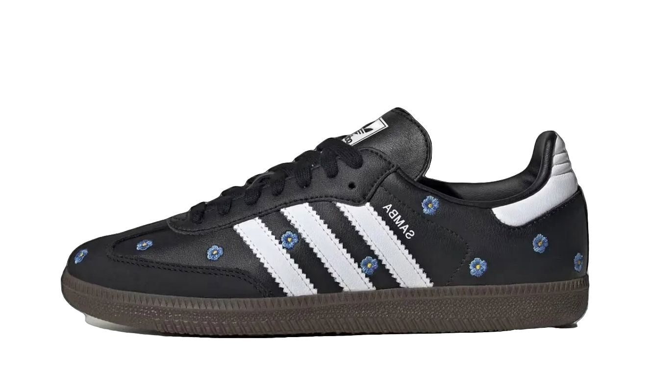 Adidas Samba Light Blue Floral Core Black sneakers Adidas