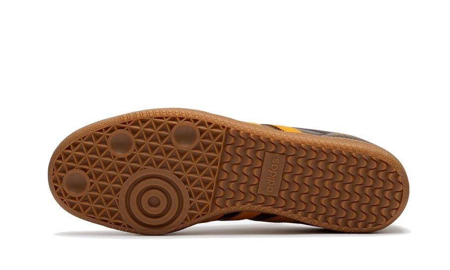 Adidas Samba OG Dark Brown Yellow - IG6174