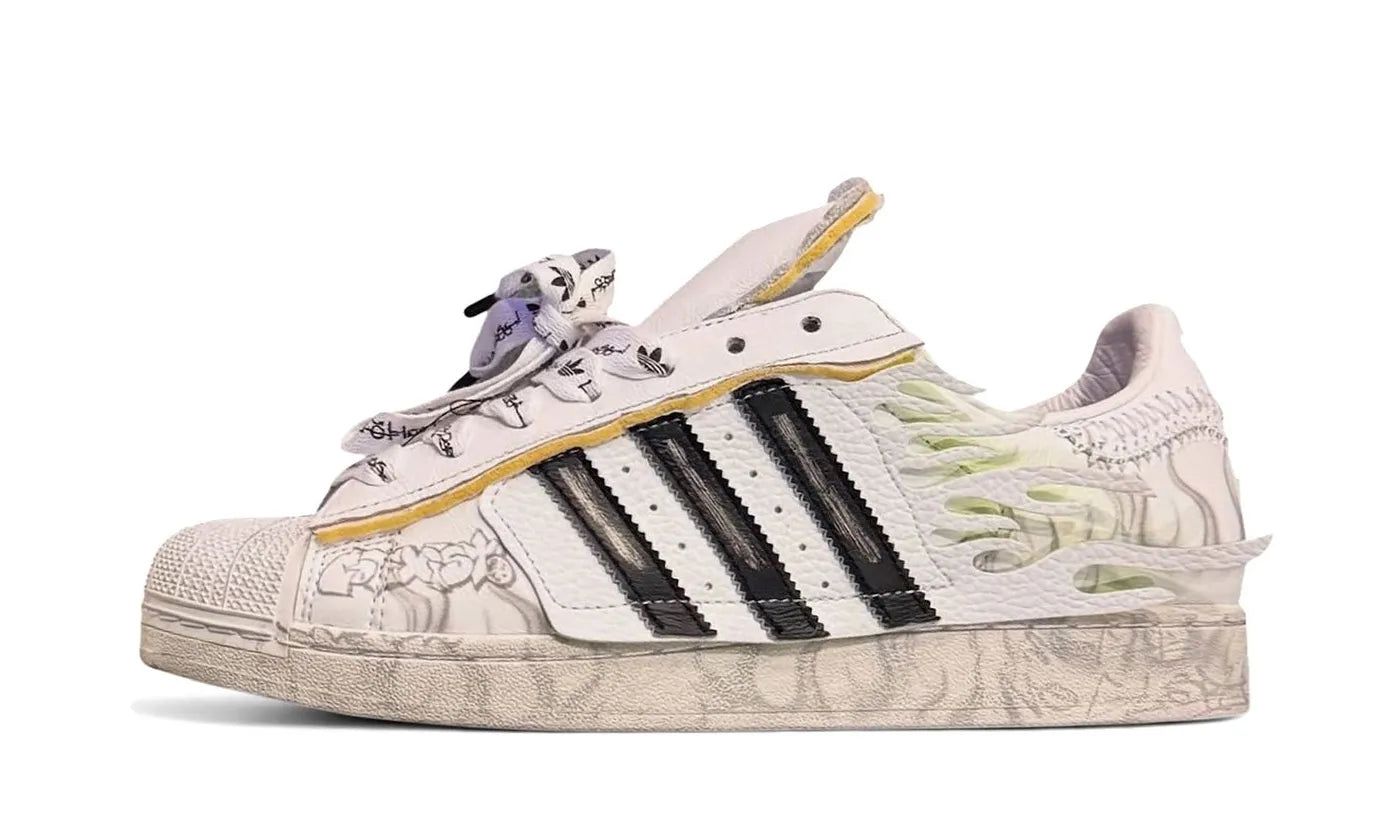 Adidas Superstar Hellstar White