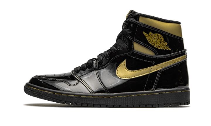 Air Jordan 1 High Black Metallic Gold – limitierter Sneaker bei Shade Studios