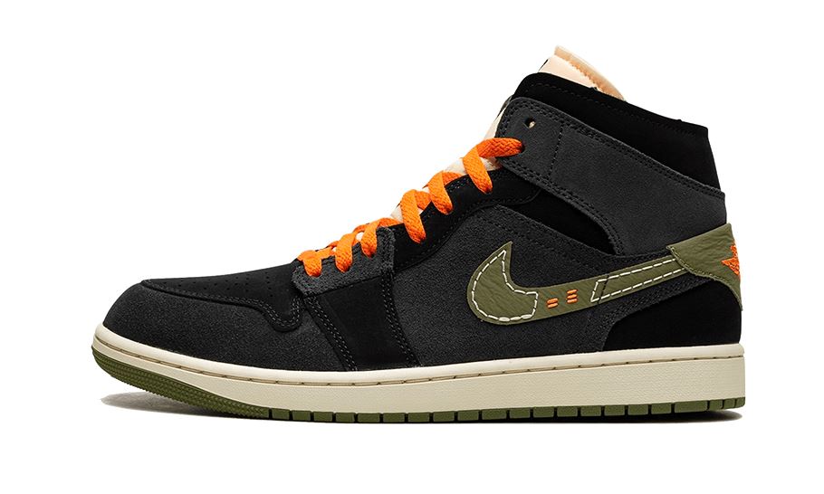 Air Jordan 1 Mid SE Craft Anthracite Light Olive – limitierter Sneaker bei Shade Studios