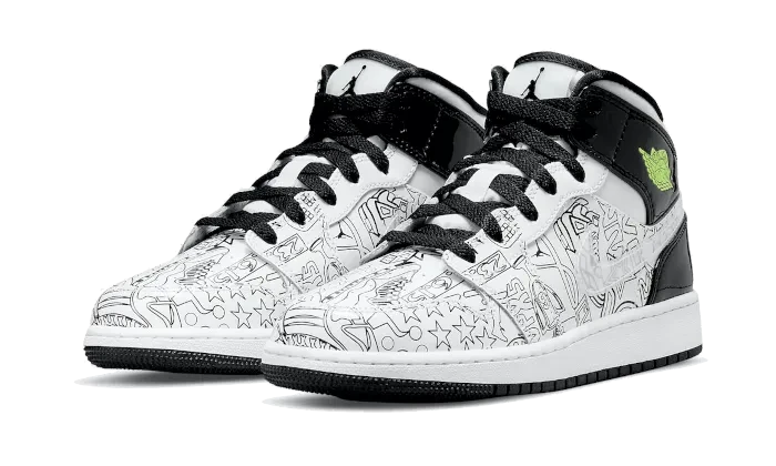 Air Jordan 1 Mid SE DIY – limitierter Sneaker bei Shade Studios