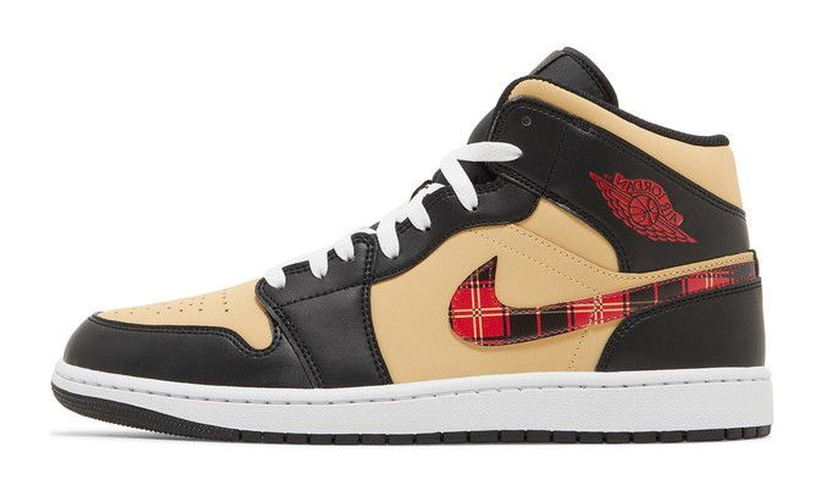 Air Jordan 1 Mid SE Tartan Swoosh
