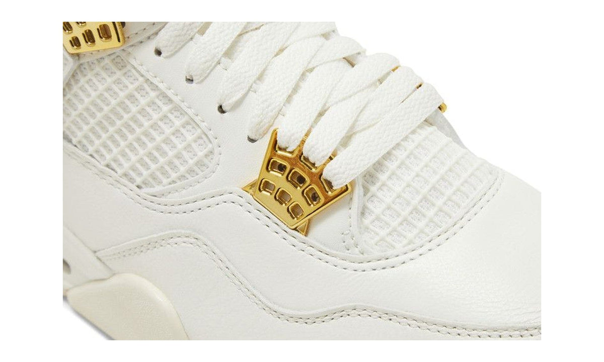 Wmns Air Jordan 4 Retro Metallic Gold