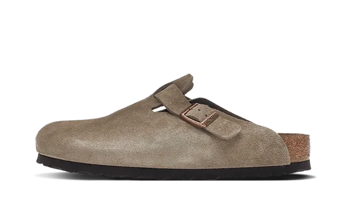Birkenstock Boston Soft Footbed Suede Taupe – limitierter Sneaker bei Shade Studios