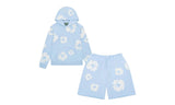 Denim Tears The Cotton Wreath Powder Blue — Set (Hoodie & Shorts)