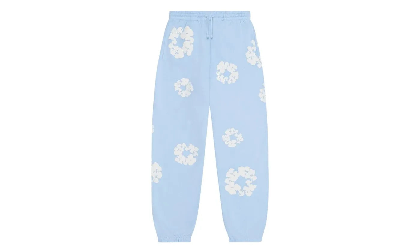 Denim Tears The Cotton Wreath Sweatpants Powder Blue - DT-DTTCWS-POWDERBLUE2