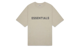 Fear of God Essentials Boxy T-Shirt Applique Logo Olive/Khaki