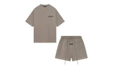 Fear of God Essentials Heather Grey — Set (T-Shirt & Shorts)