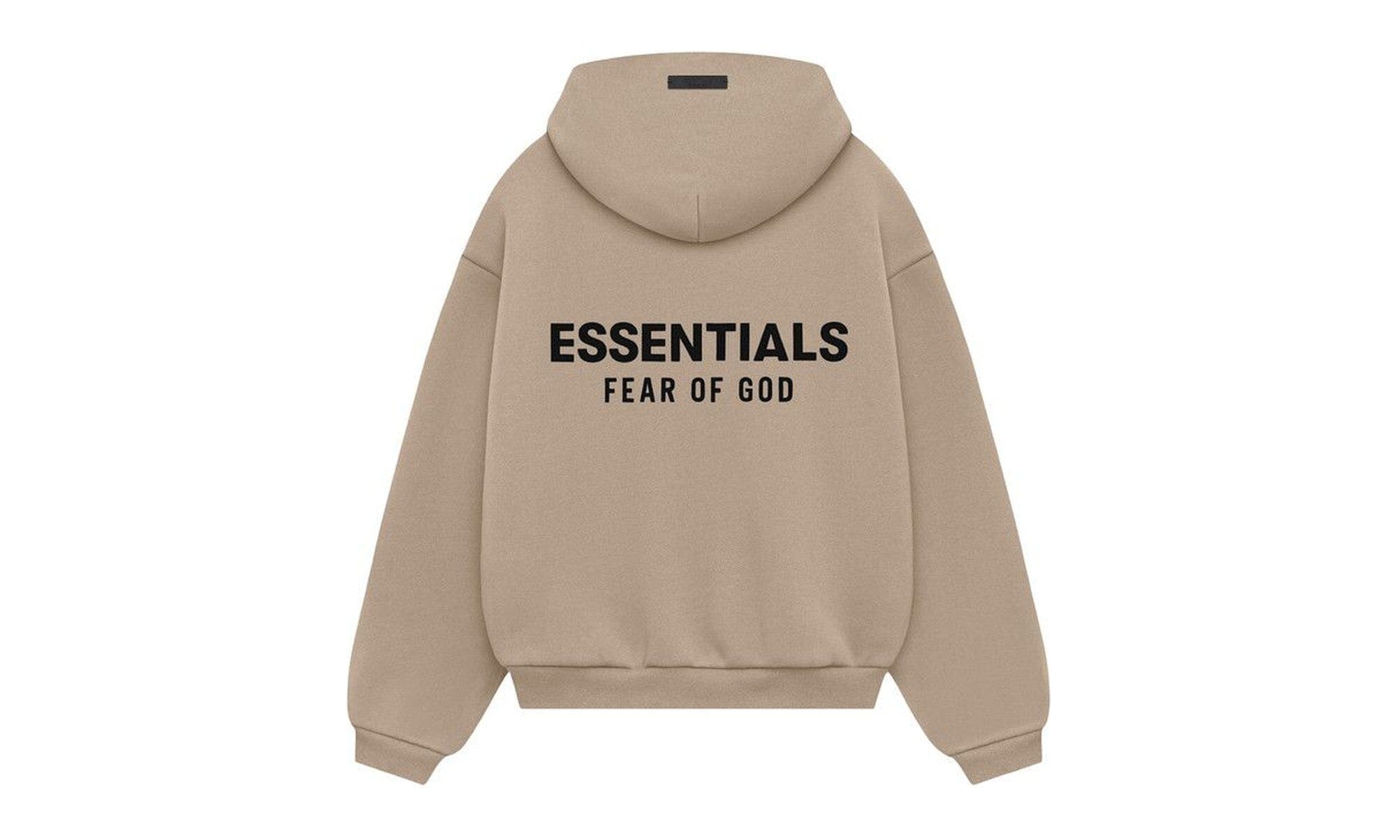 Fear of God Essentials Kids Fleece Hoodie Desert Sand
